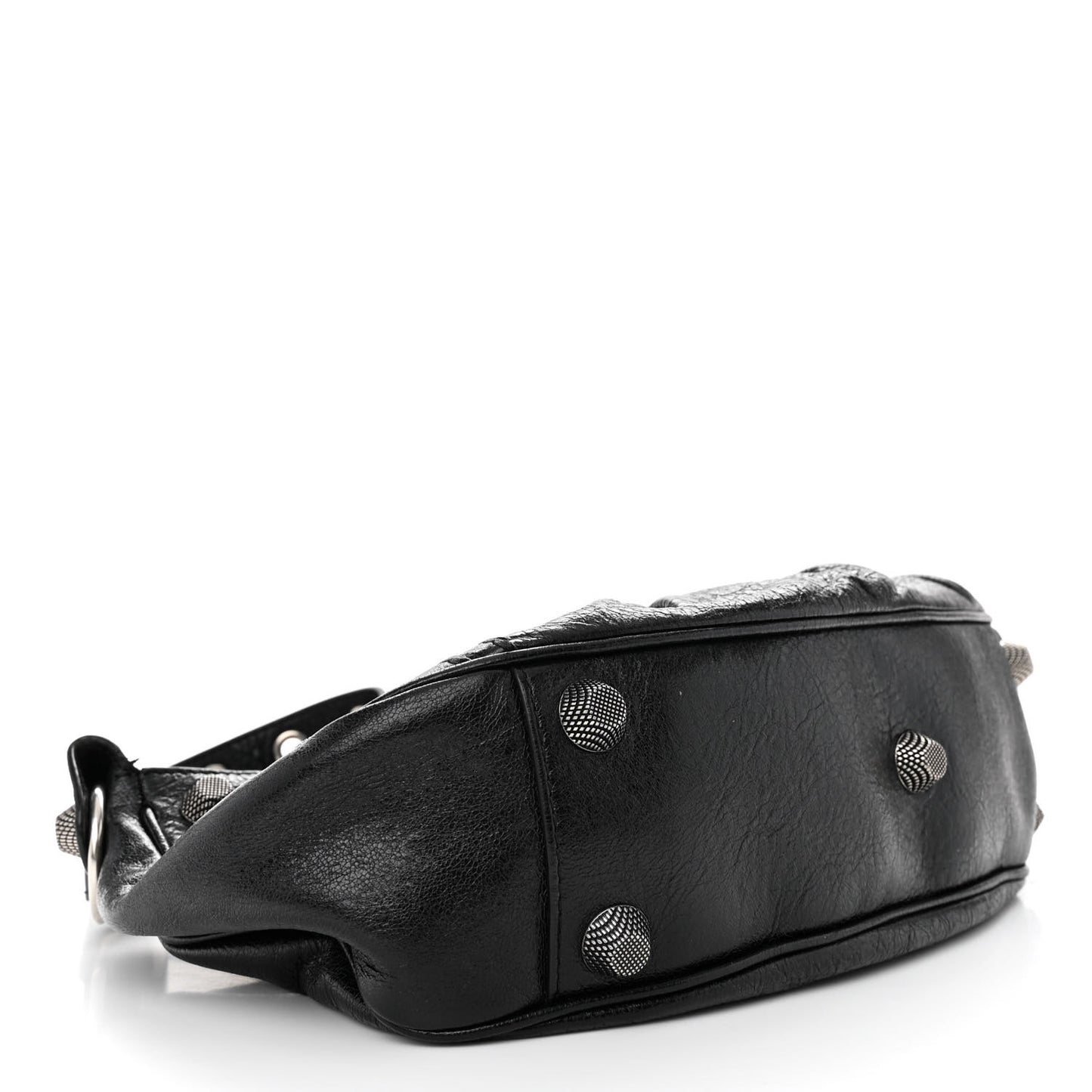 Agneau Arena Small Le Cagole Shoulder Bag Black