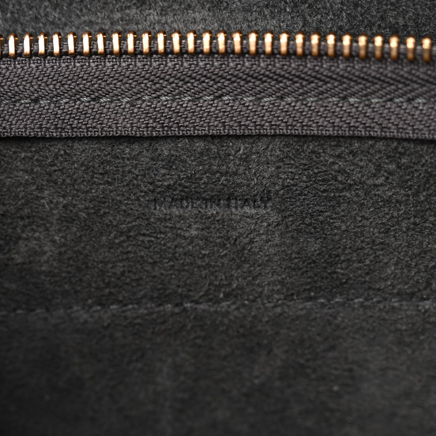 Grained Calfskin Nano Belt Bag Grey