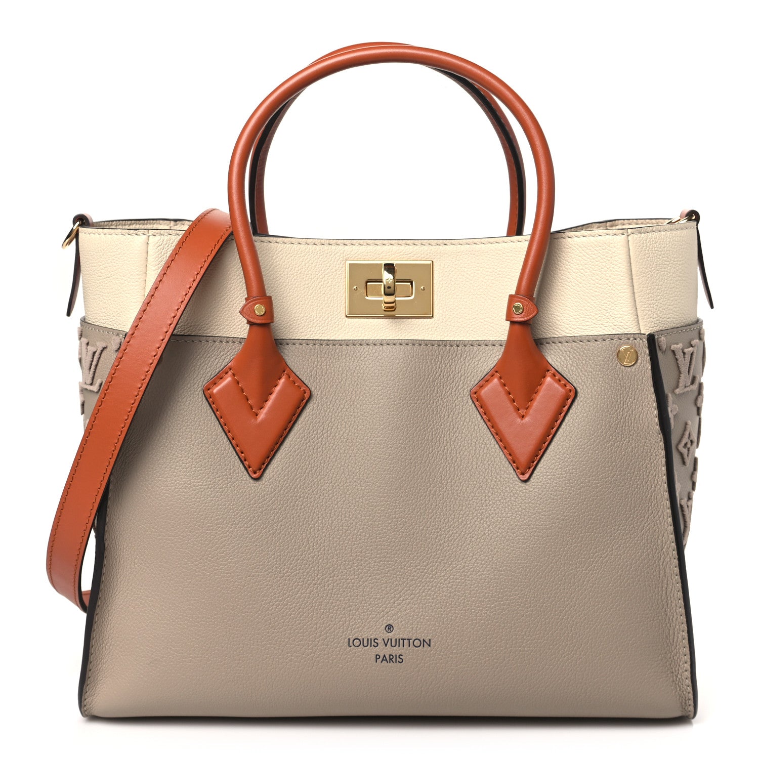 Louis Vuitton Calfskin Monogram Tufting On My Side Galet 1 of 9