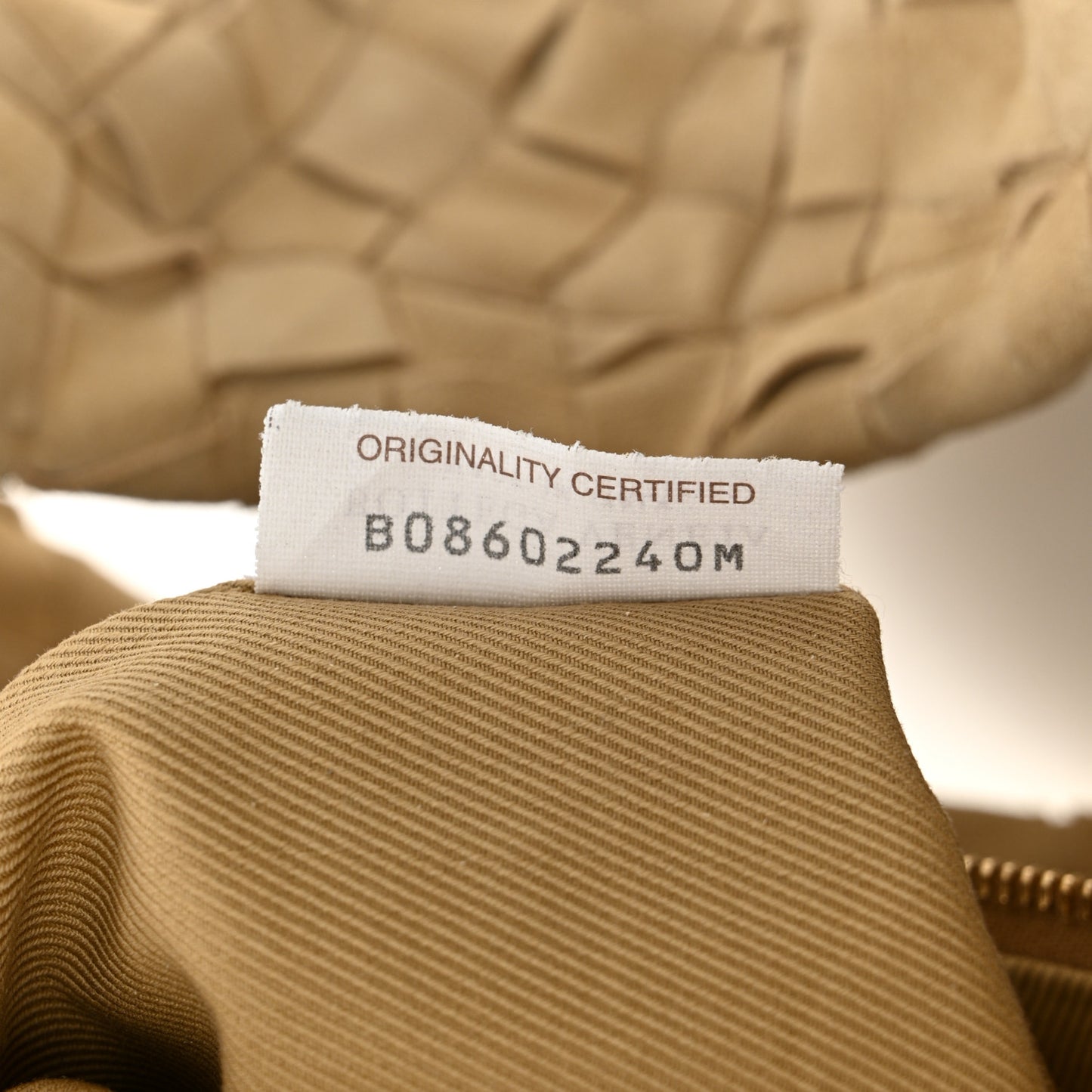 Suede Intrecciato Small Jodie Sand