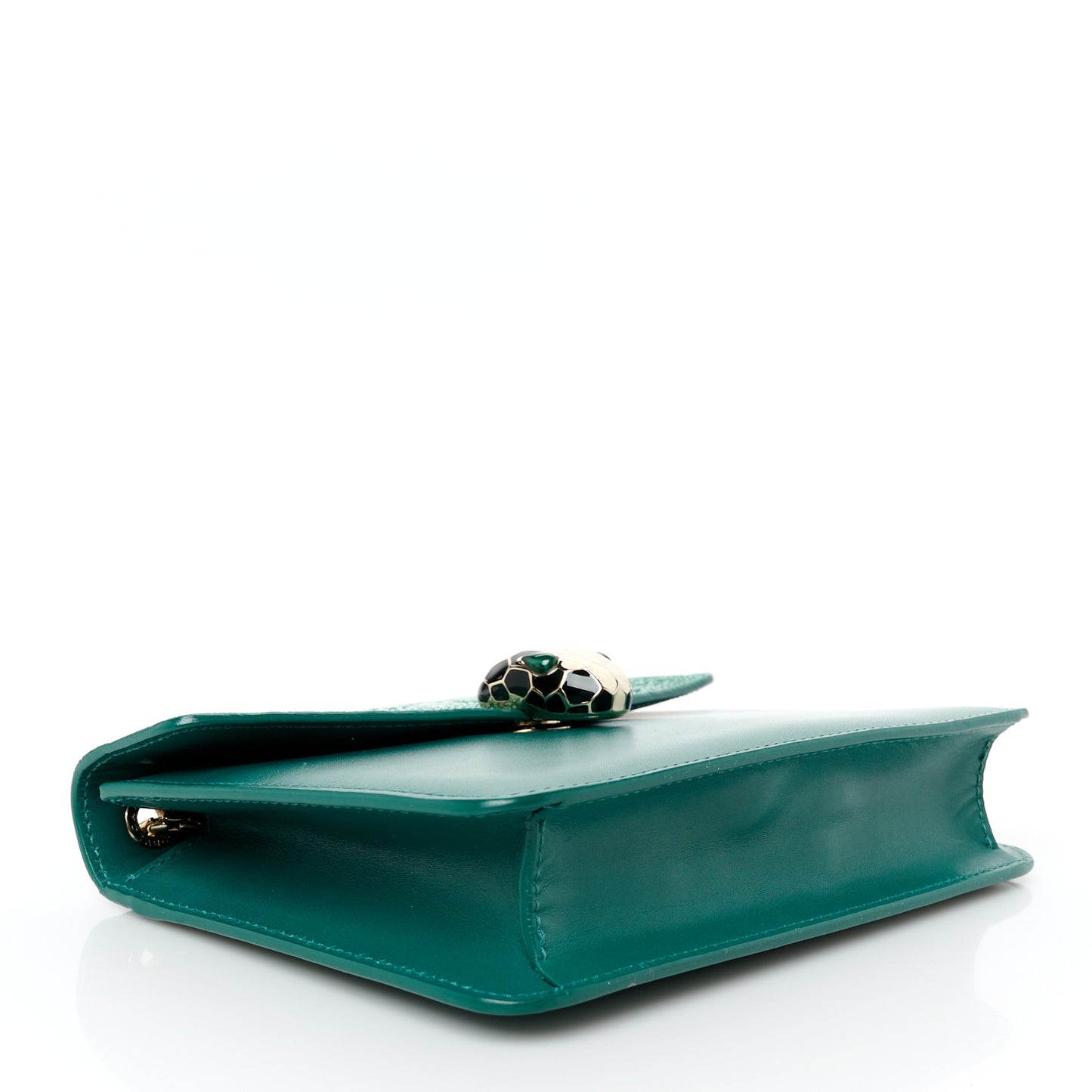 Galuchat Calfskin Serpenti Forever Crossbody Bag Green