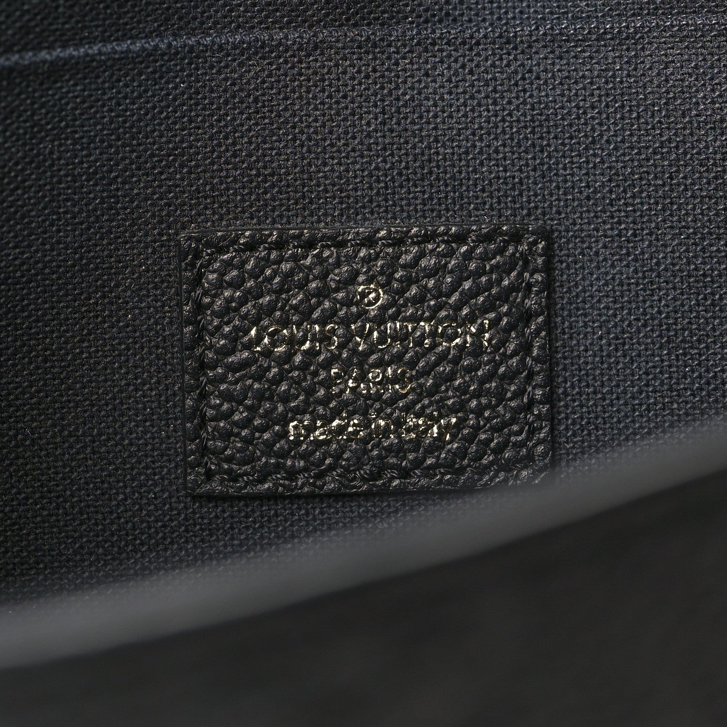 Louis Vuitton Empreinte Pochette Felicie Chain Wallet Black 7 of 12