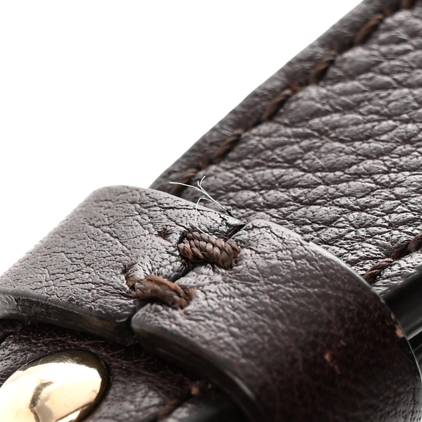 Suede Calfskin Small Faye Backpack Carbon Brown