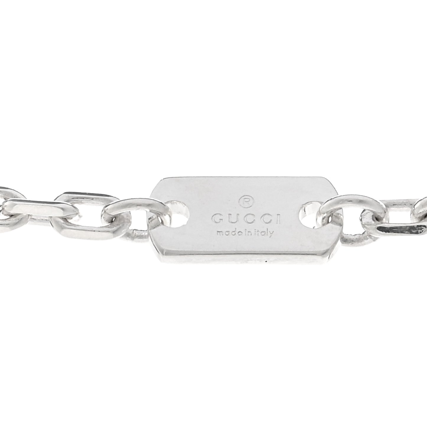 Sterling Silver Trademark Charm Necklace