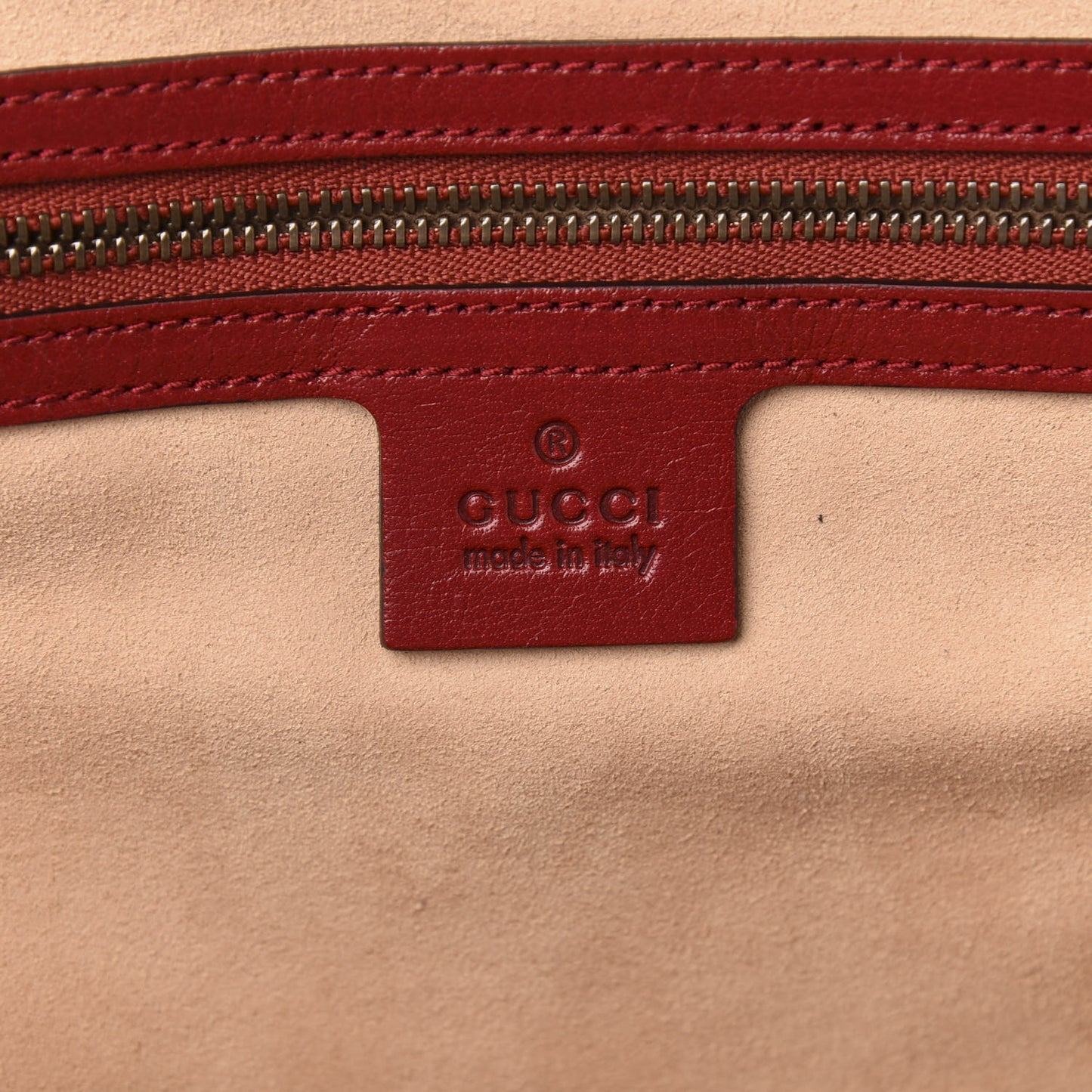 Calfskin Large Re(Belle) Top Handle Bag Red