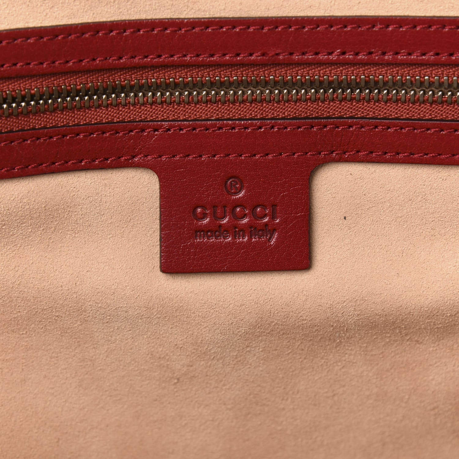 Gucci Calfskin Large Re(Belle) Top Handle Bag Red 7 of 9