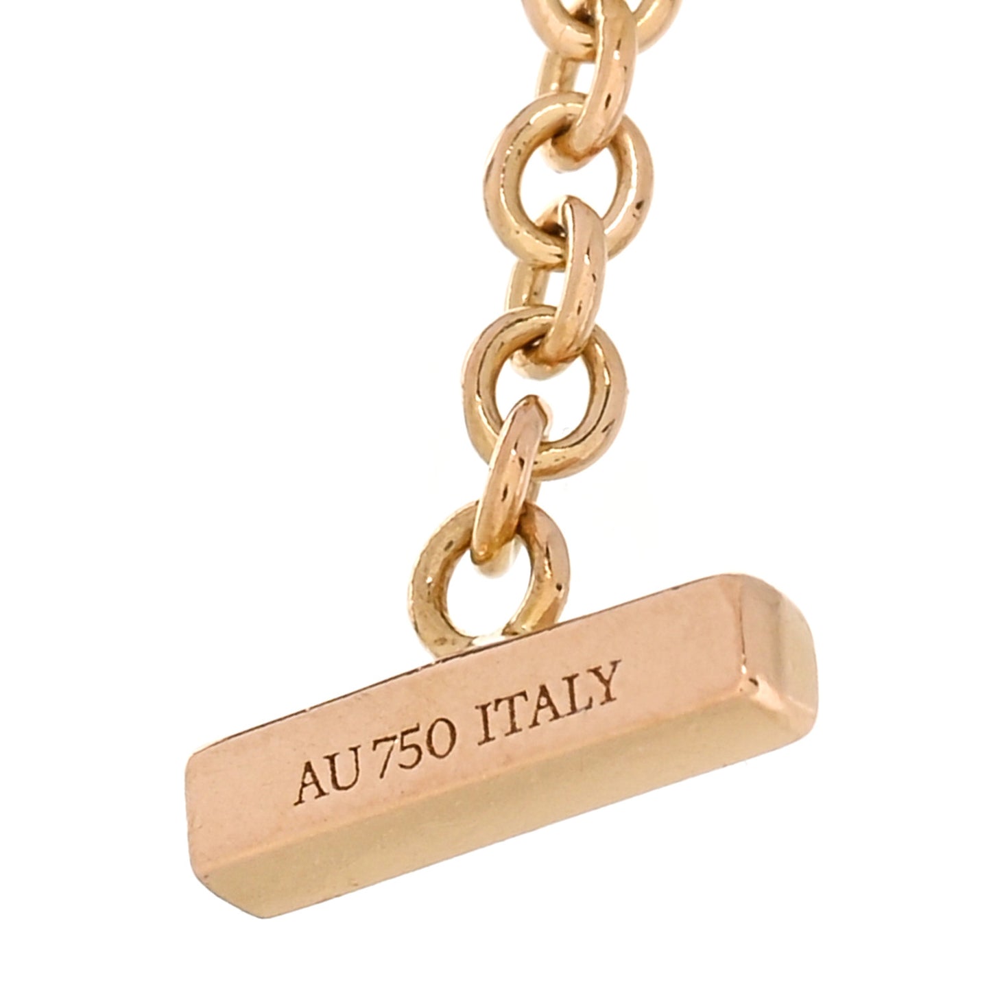 18K Rose Gold T Smile Bracelet
