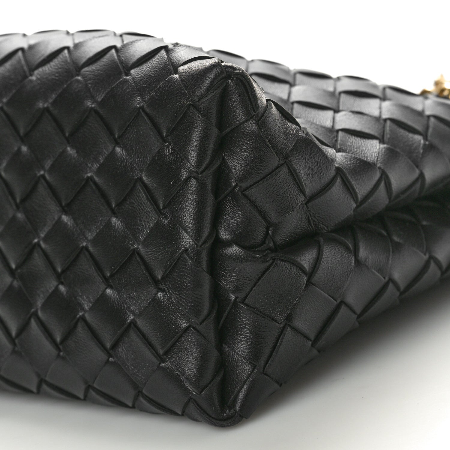 Bottega Veneta Nappa Intrecciato Small Andiamo With Chain Shoulder Bag Black 8 of 8