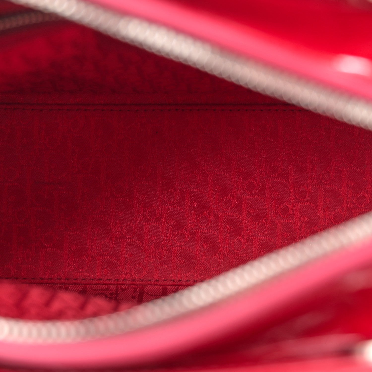 Christian Dior Patent Cannage Medium Lady Dior Red 5 of 13