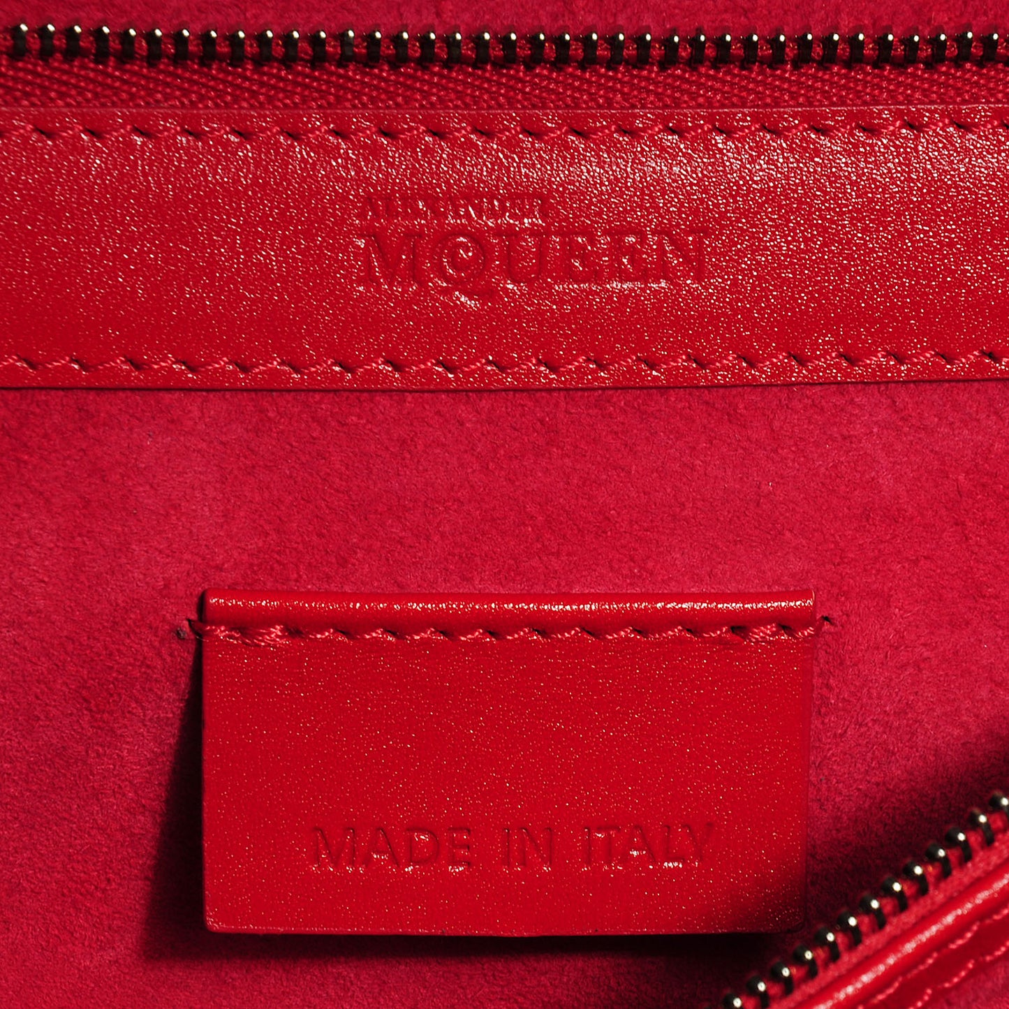 Leather Small Heroine Bag Red