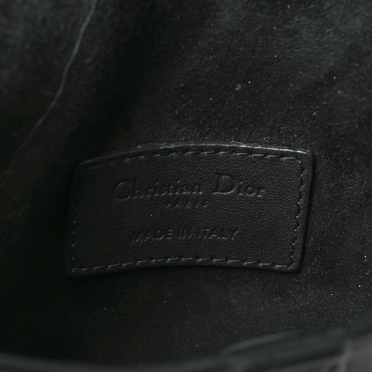 Ultra Matte Calfskin Saddle Belt Bag Black