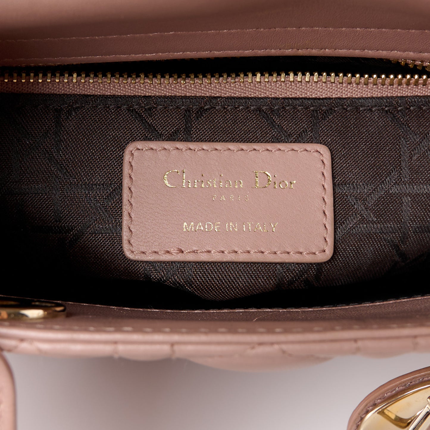 Lambskin Cannage Small My ABCDior Lady Dior Fard