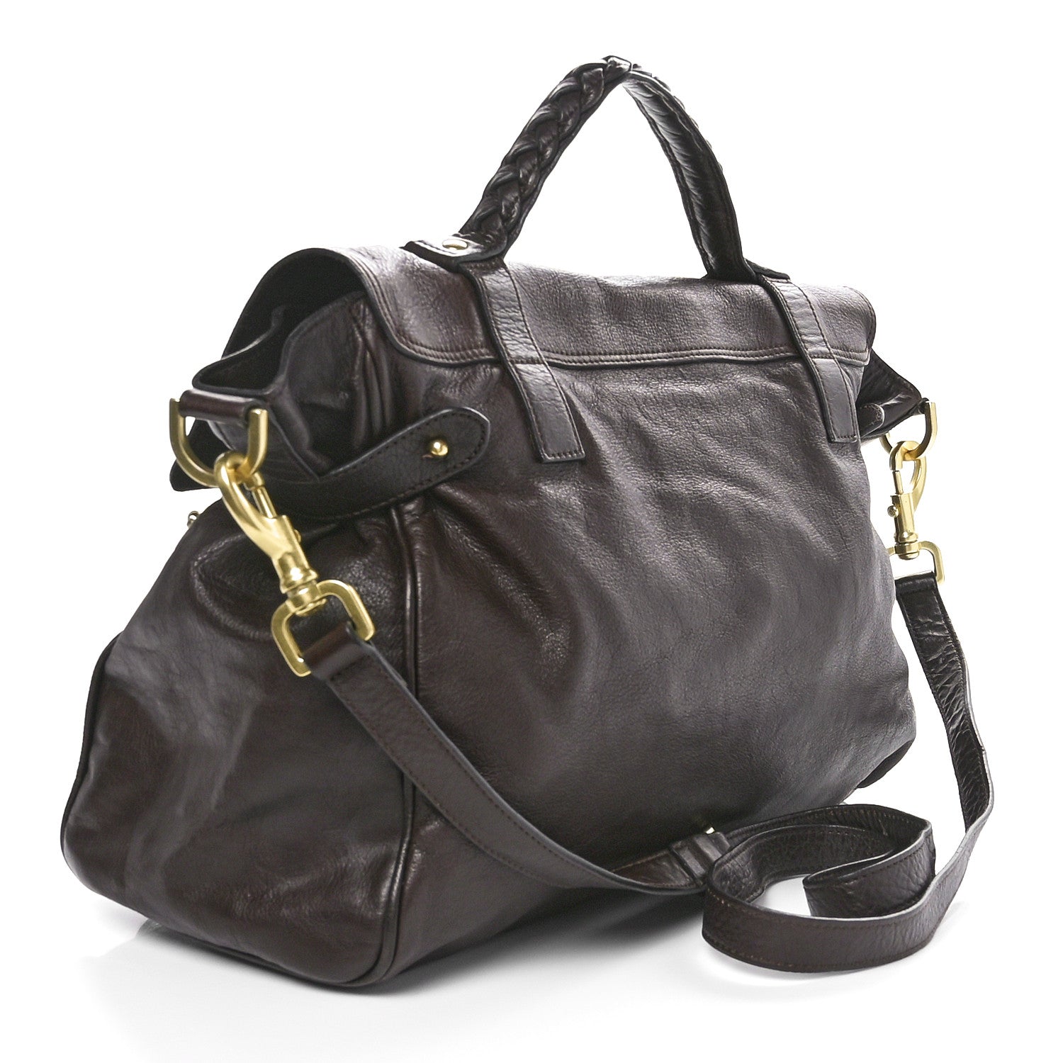 Mulberry Soft Buffalo Oversized Alexa Chocolate 3 of 9