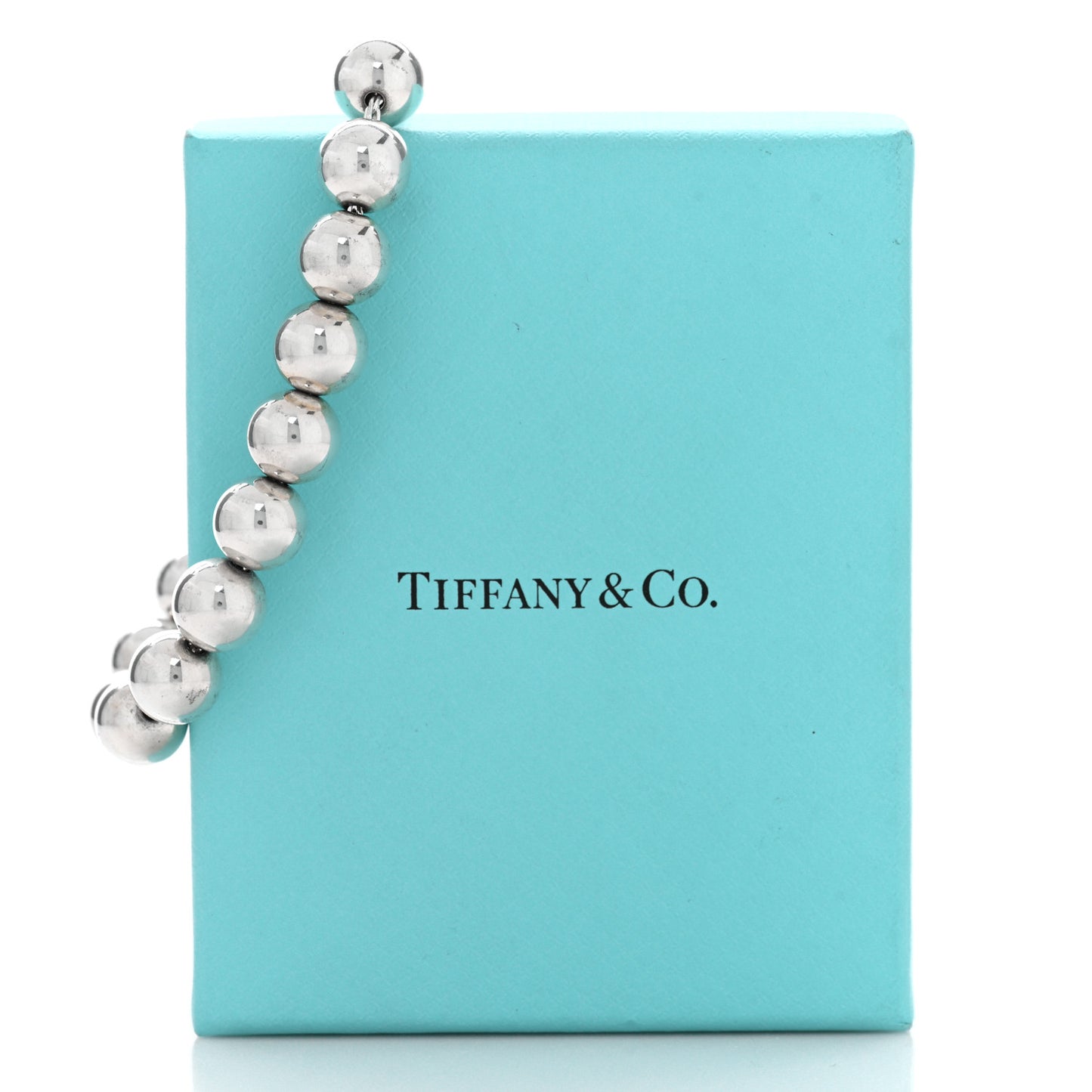 Sterling Silver 10mm Hardwear Ball Bracelet