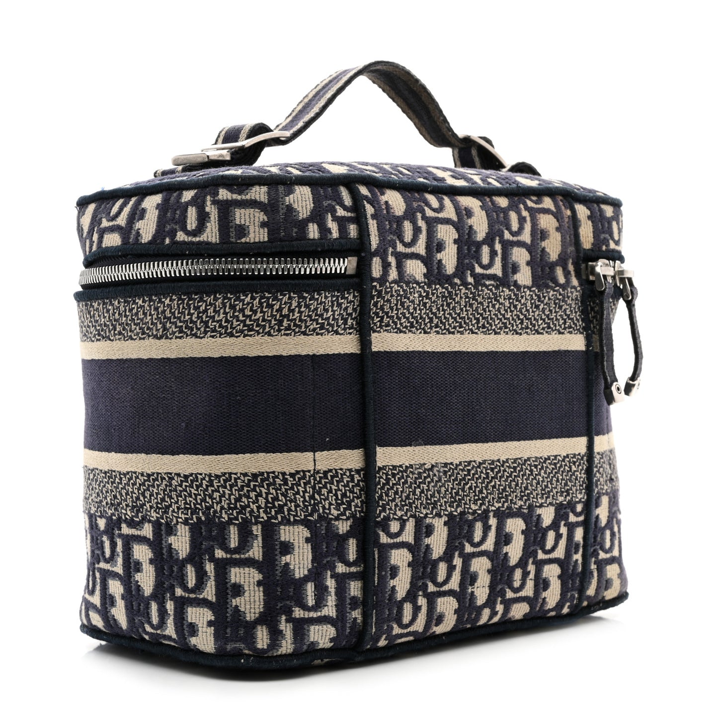 Oblique Diortravel Vanity Case Blue