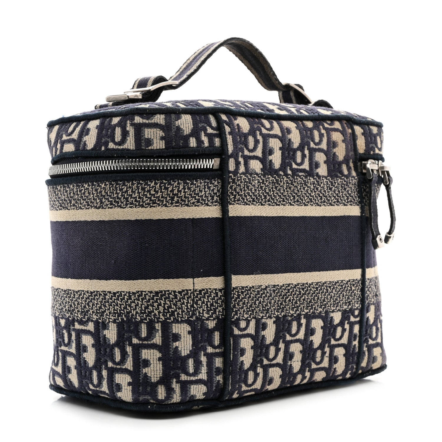 Christian Dior Oblique Diortravel Vanity Case Blue 3 of 12