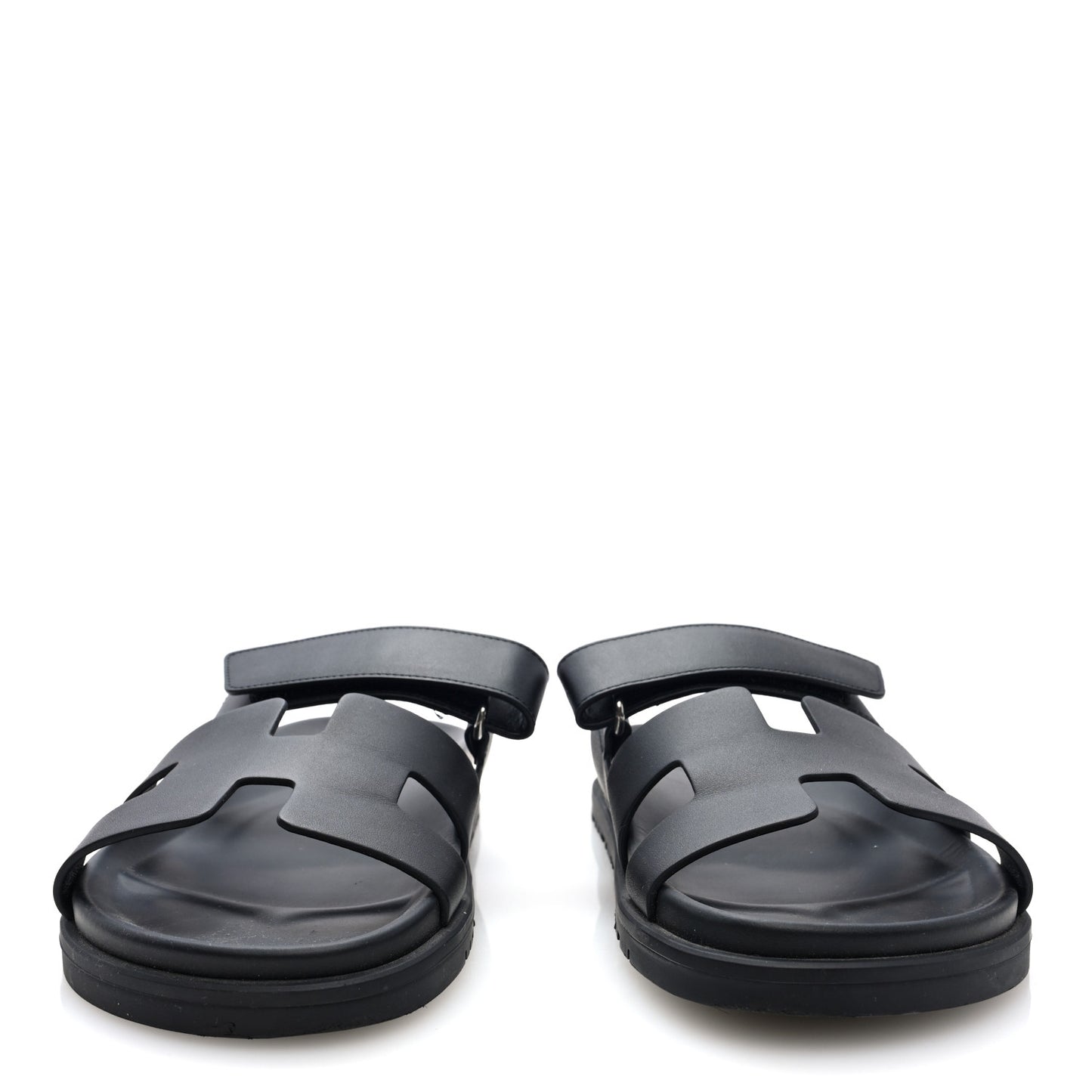 Calfskin Womens Chypre Sandals 38 Black