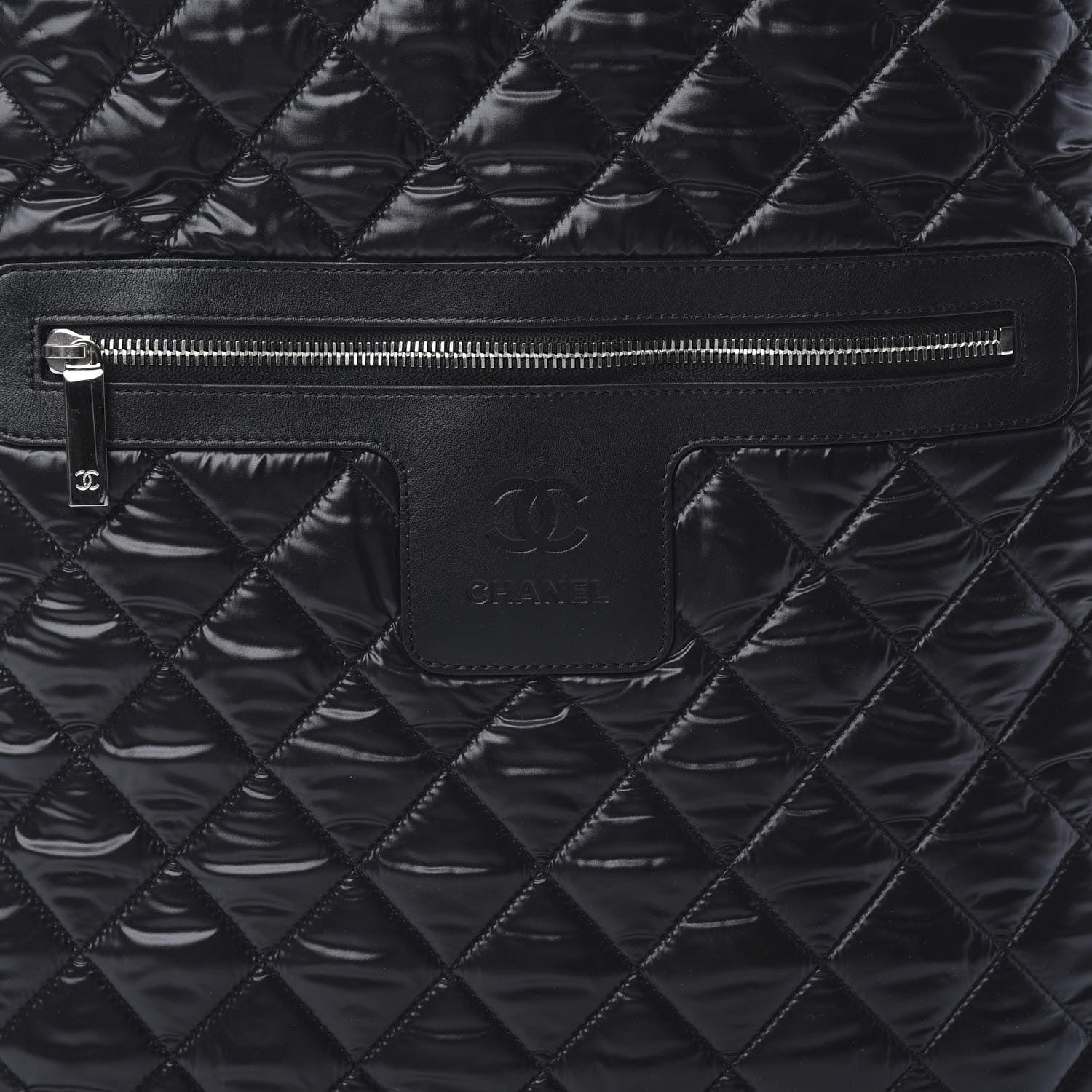 Chanel Nylon Quilted XL Coco Cocoon Backpack Black 7 of 9