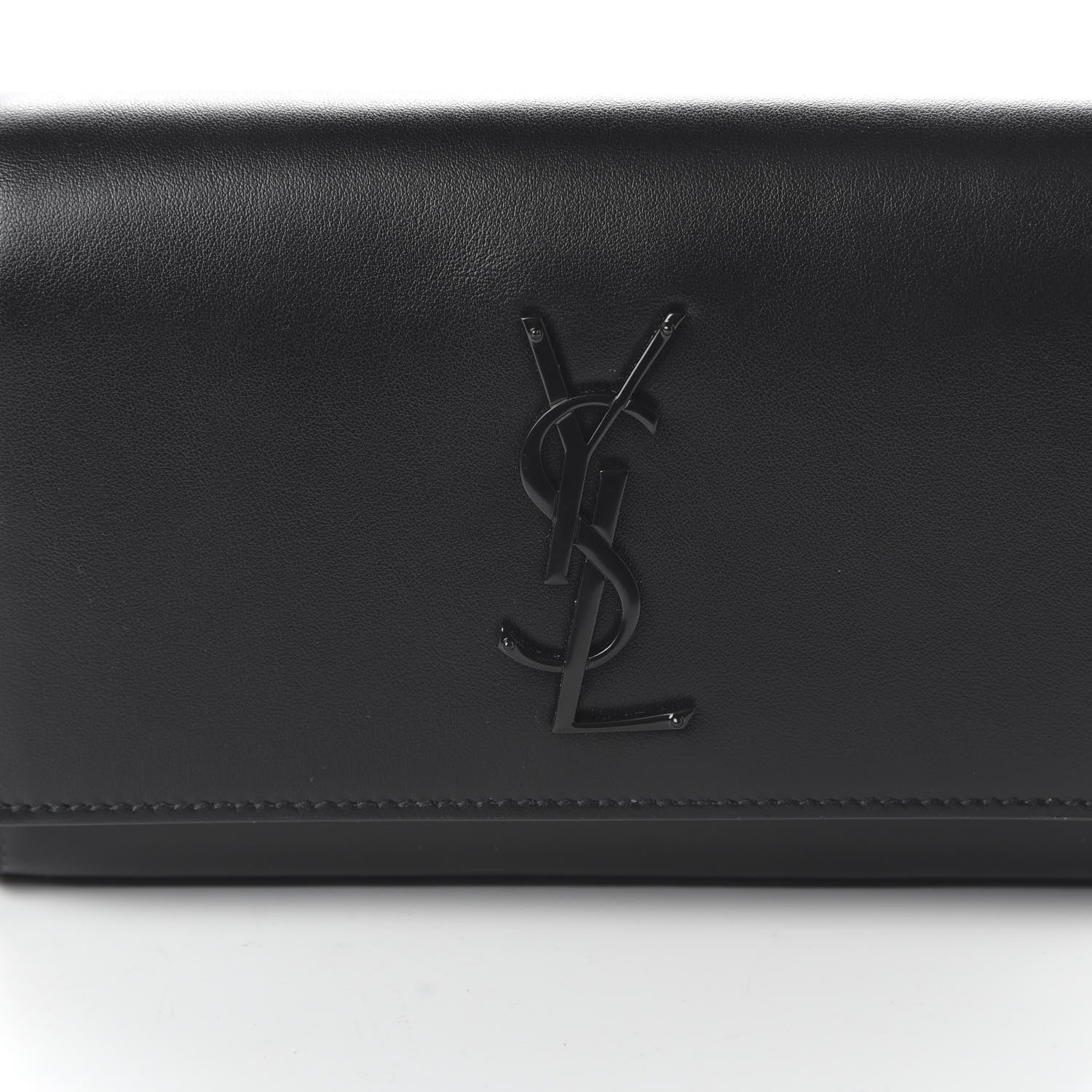 Saint Laurent Smooth Calfskin Monogram Kate Belt Bag Black 9 of 9