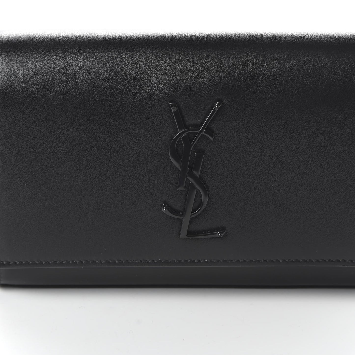 Smooth Calfskin Monogram Kate Belt Bag Black