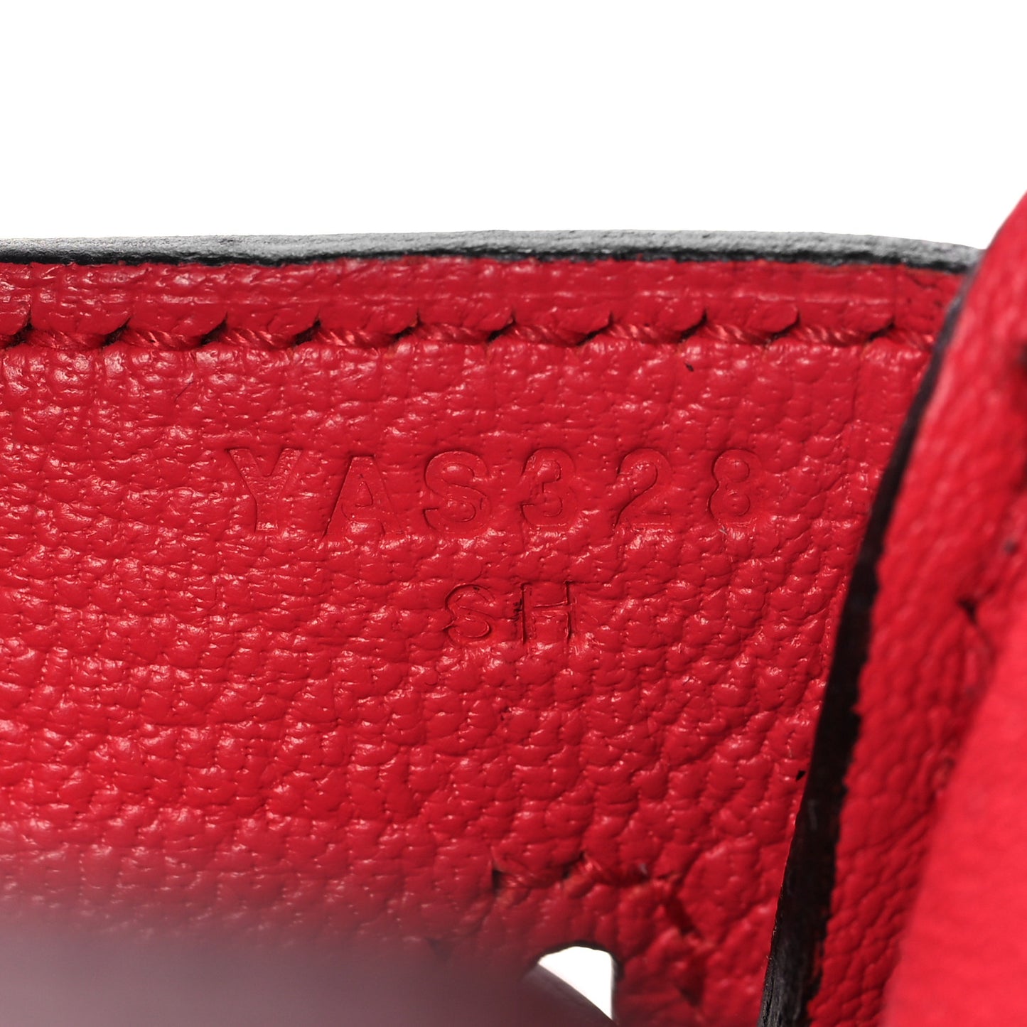 Taurillon Clemence Sombrero Birkin 30 Rouge H