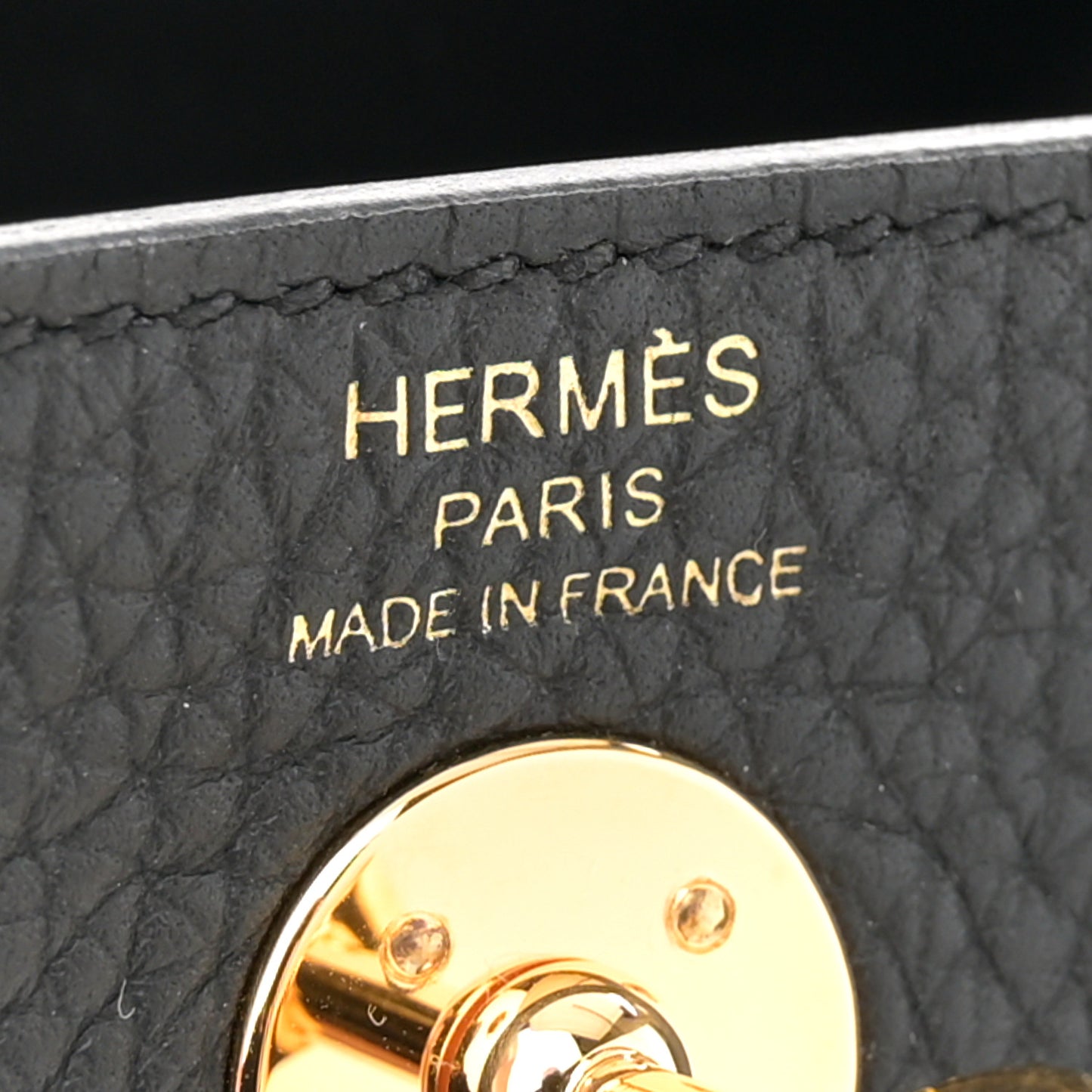 Taurillon Clemence Mini Lindy 20 Black