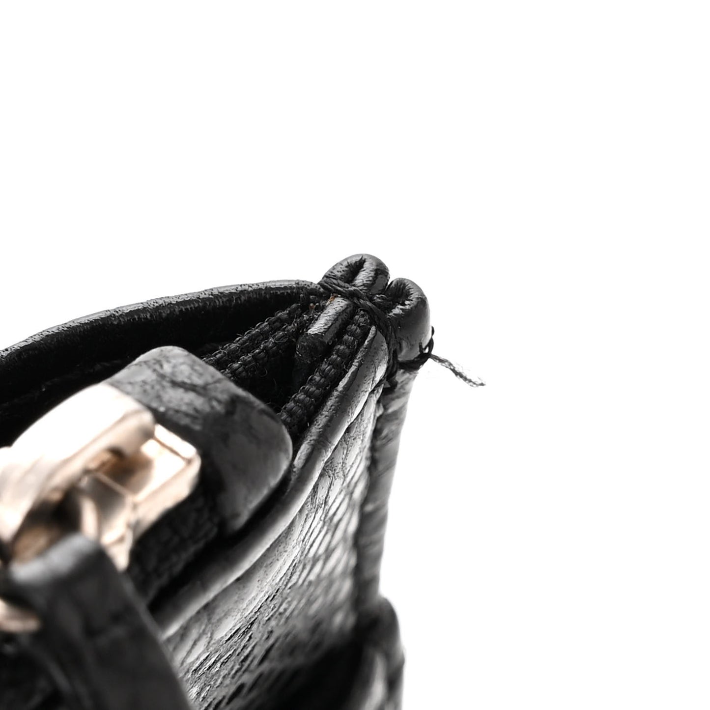 Caviar Quilted Reissue Wallet On Chain WOC Black