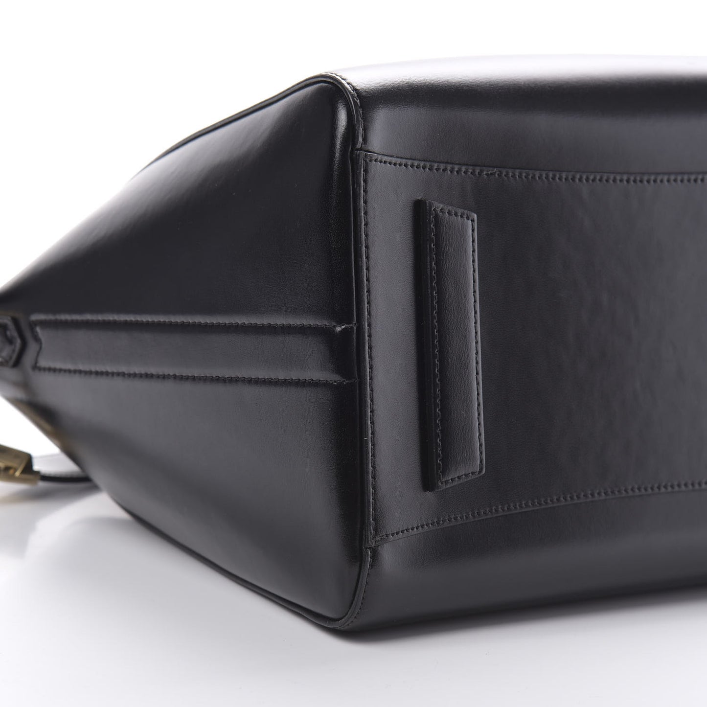 Shiny Lord Calfskin Medium Antigona Black