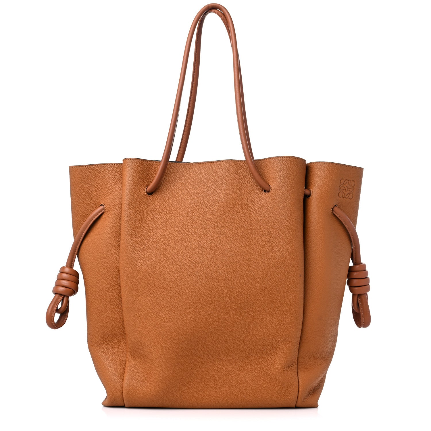 Loewe Calfskin Medium Flamenco Knot Bag Tan Light Caramel 1 of 10