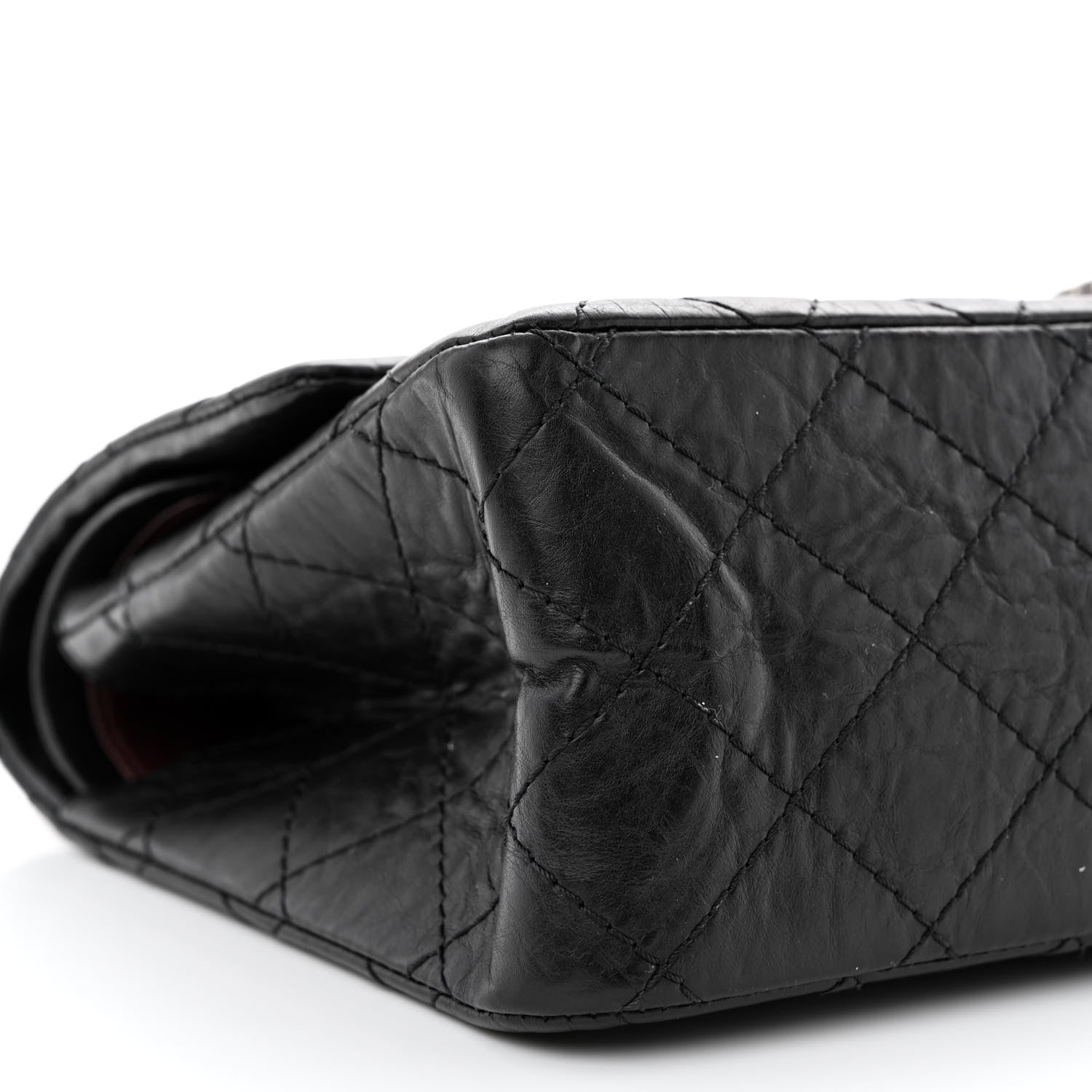 Chanel Aged Calfskin Quilted 2.55 Reissue 226 Flap Black 9 of 12