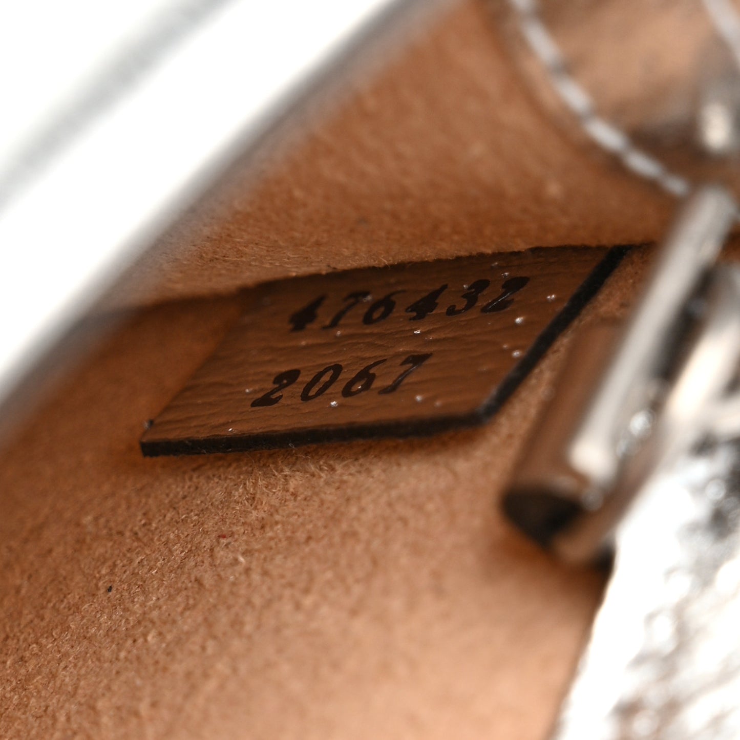 Metallic Calfskin Super Mini Dionysus Shoulder Bag Silver