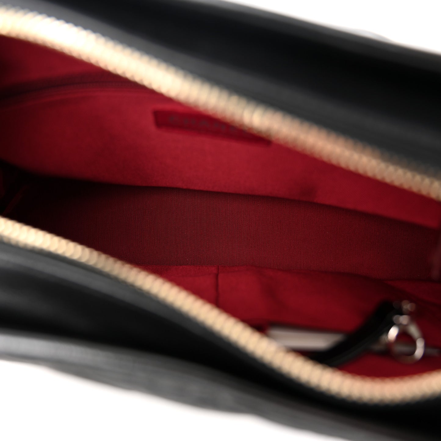 Aged Calfskin Quilted Medium Gabrielle Hobo Black