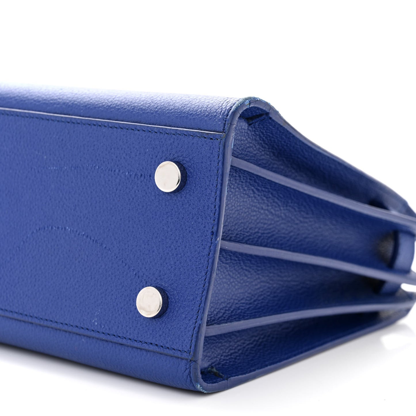 Grained Calfskin Baby Sac De Jour Outremer
