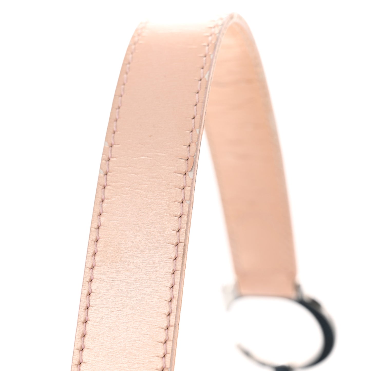 Patent Denim Jeans Saddle Bag Blue Pink
