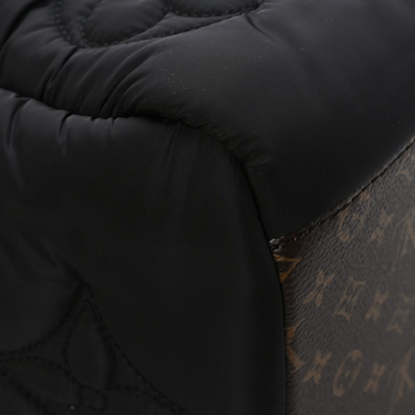 Econyl Monogram Pillow Giant Onthego MM Black