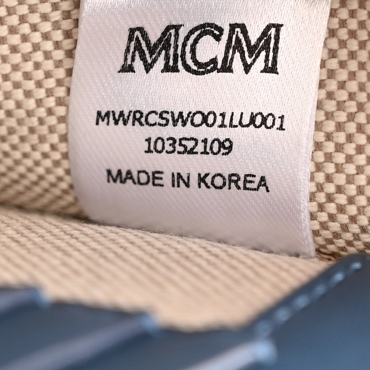Vintage Jacquard Monogram Mini Tracy Crossbody Blue