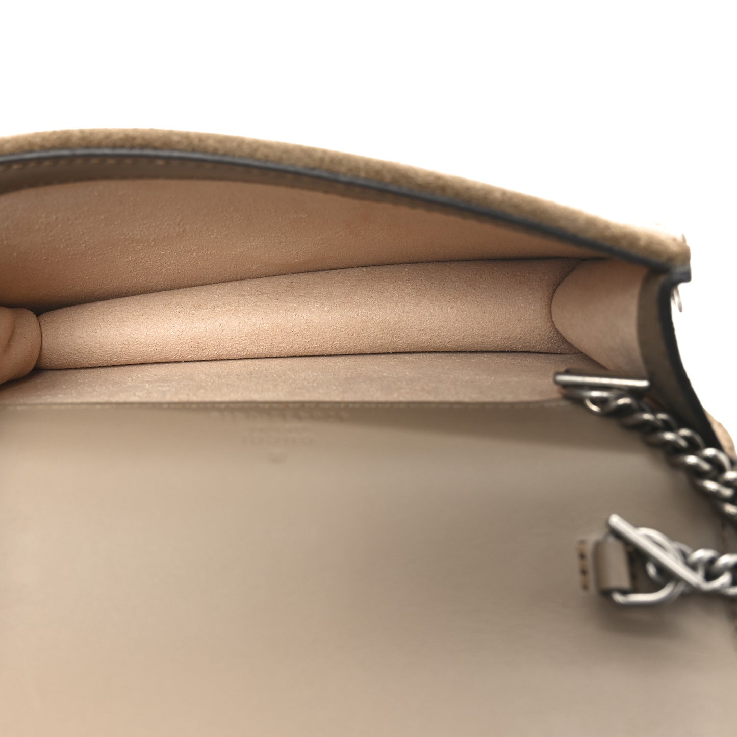 GG Supreme Monogram Super Mini Dionysus Shoulder Bag Taupe