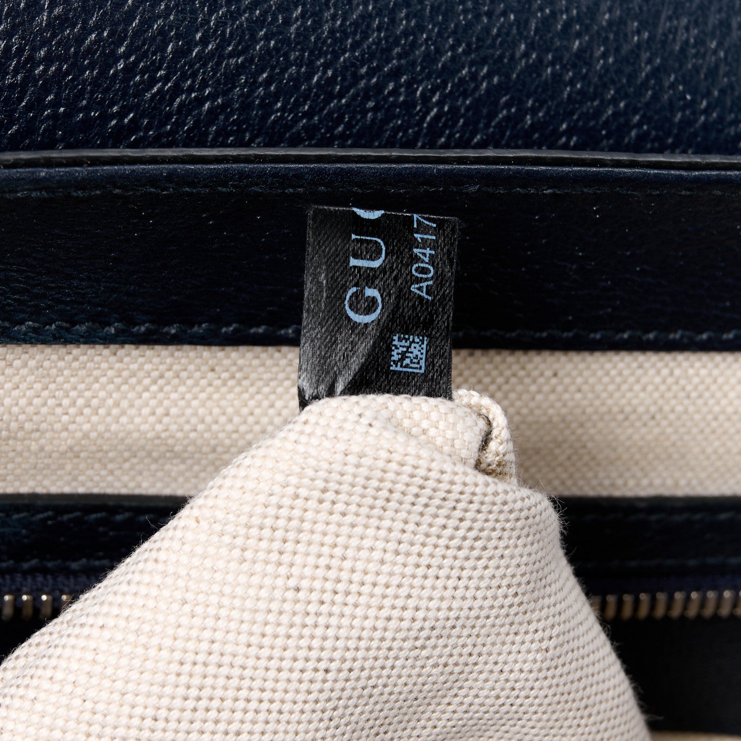 Gucci Tender GG Supreme Monogram Textured Dollar Calfskin Ophidia Messenger Bag Dark Blue 7 of 10