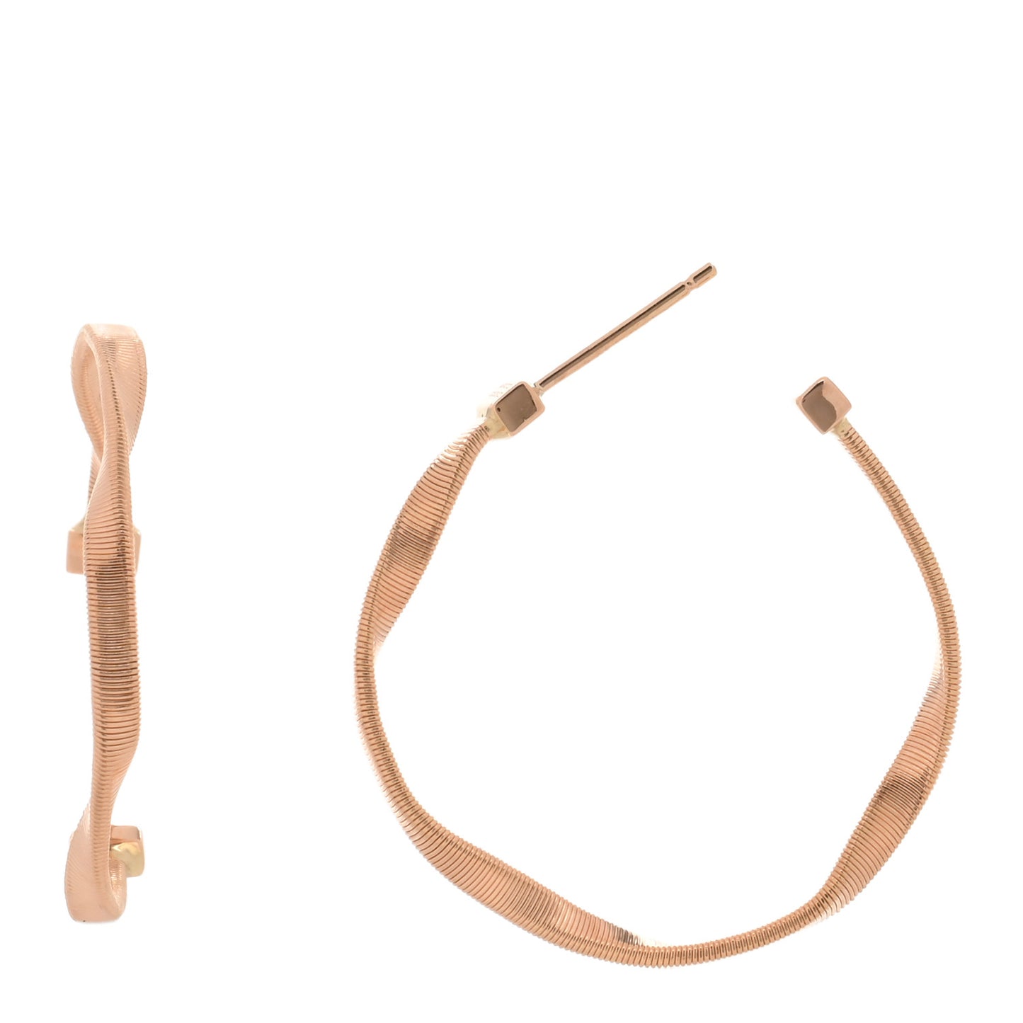 18K Rose Gold Marrakech Medium Hoop Earrings