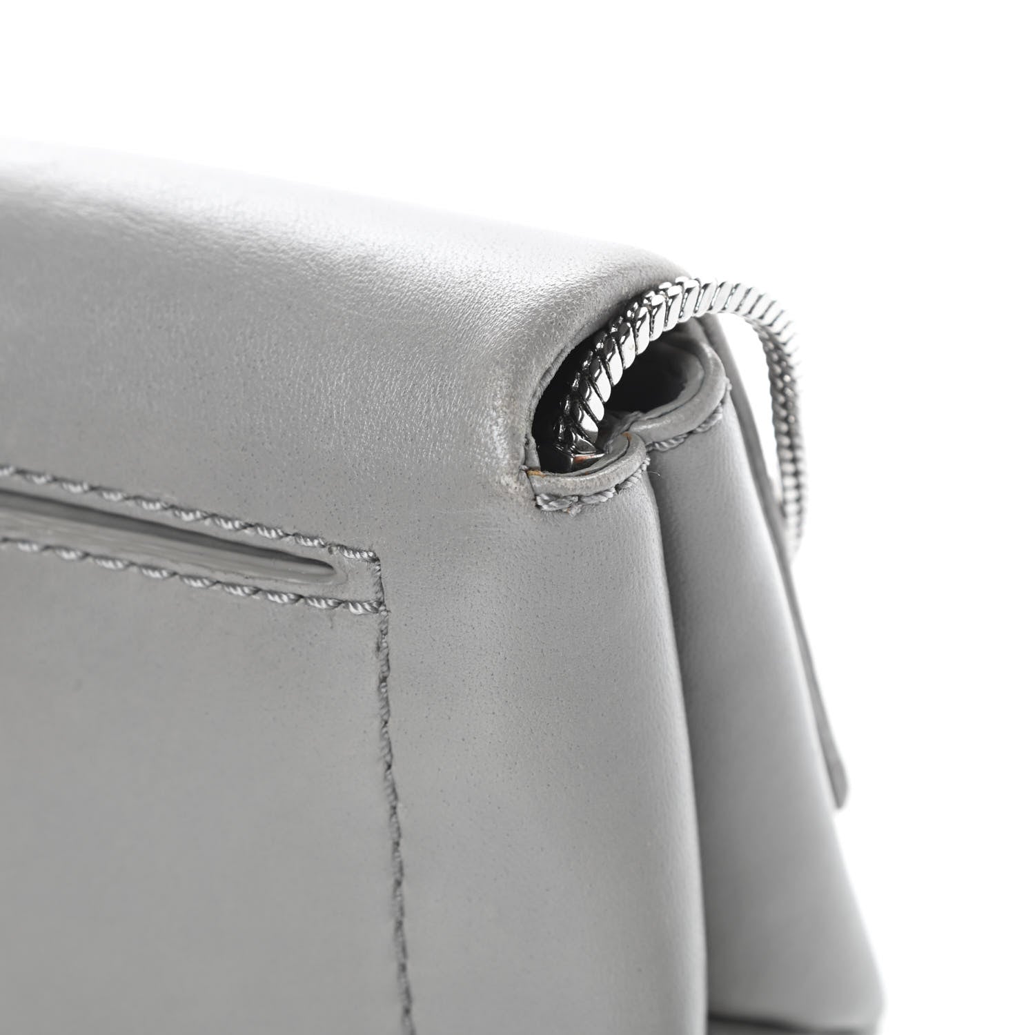 3.1 Phillip Lim Calfskin Alix Soft Flap Clutch Grey 14 of 18