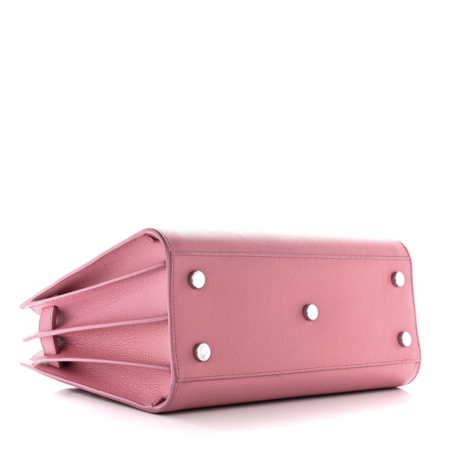 Grained Calfskin Baby Sac De Jour Dark Rose