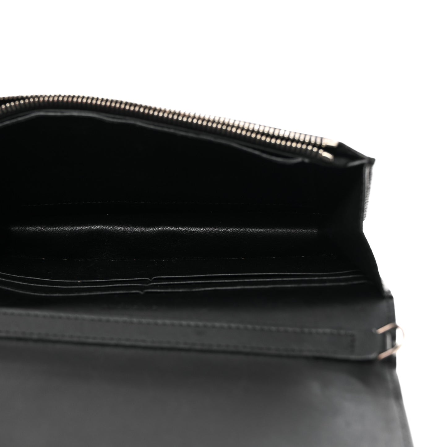 Sugar Goatskin Pandora Chain Wallet Black
