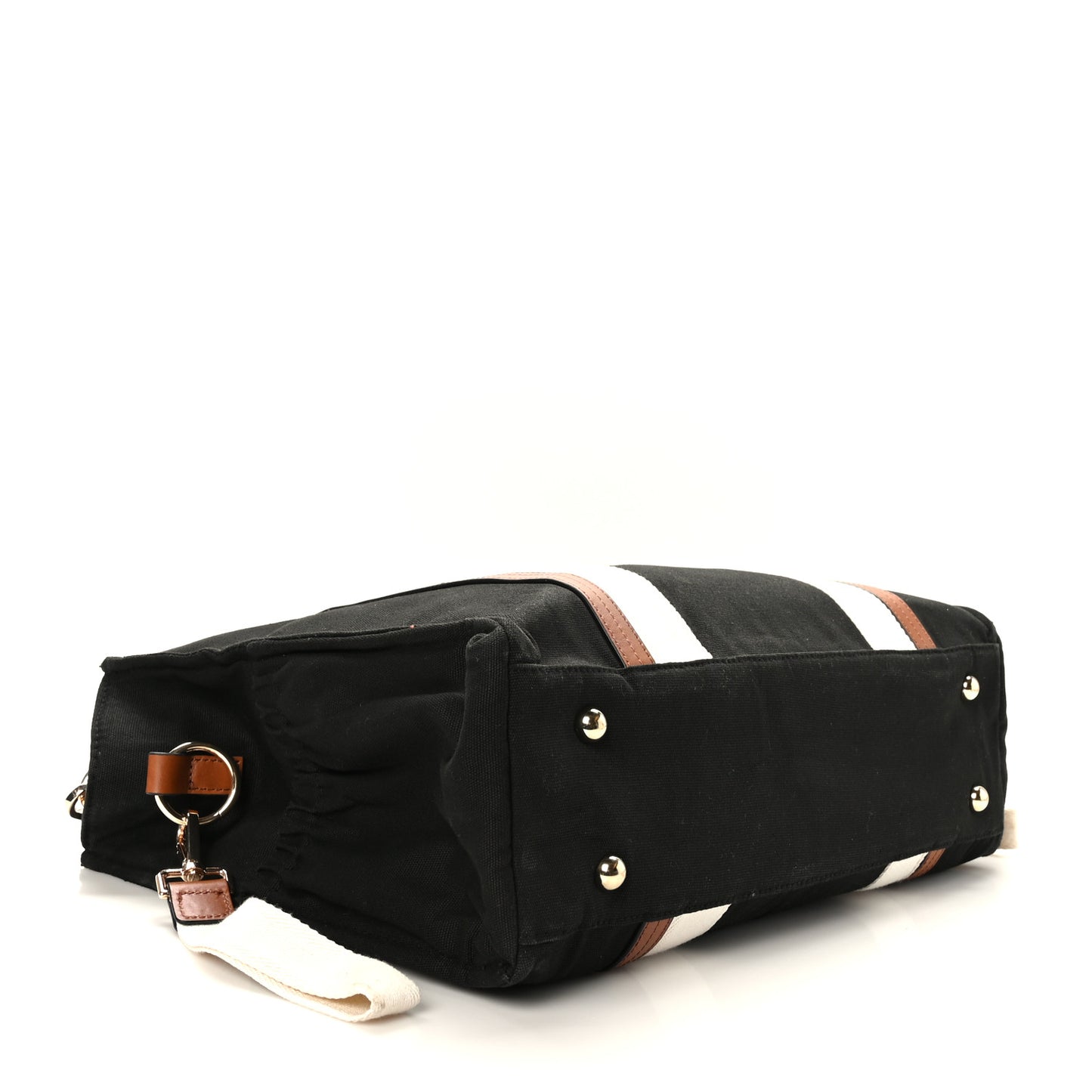 Cotton Calfskin Changing Bag Black