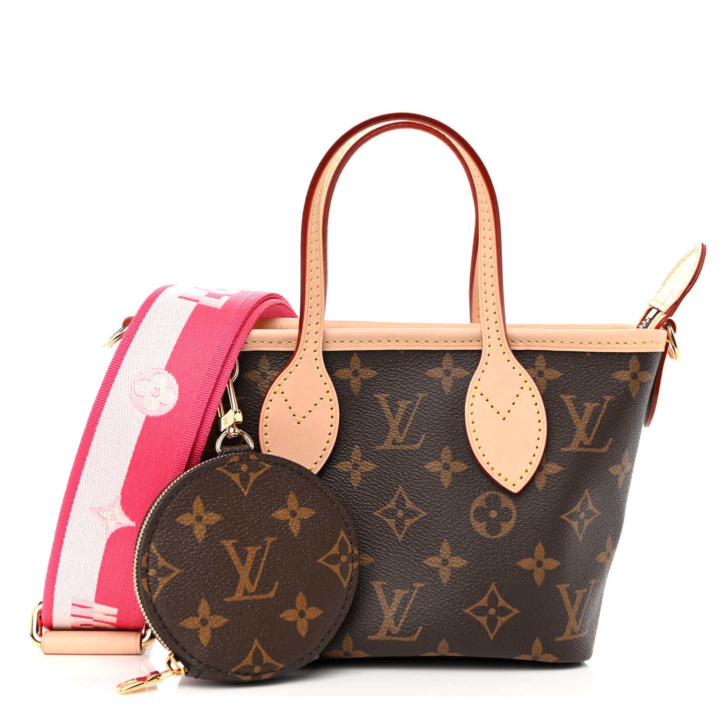 Monogram Neverfull BB Pink Peony