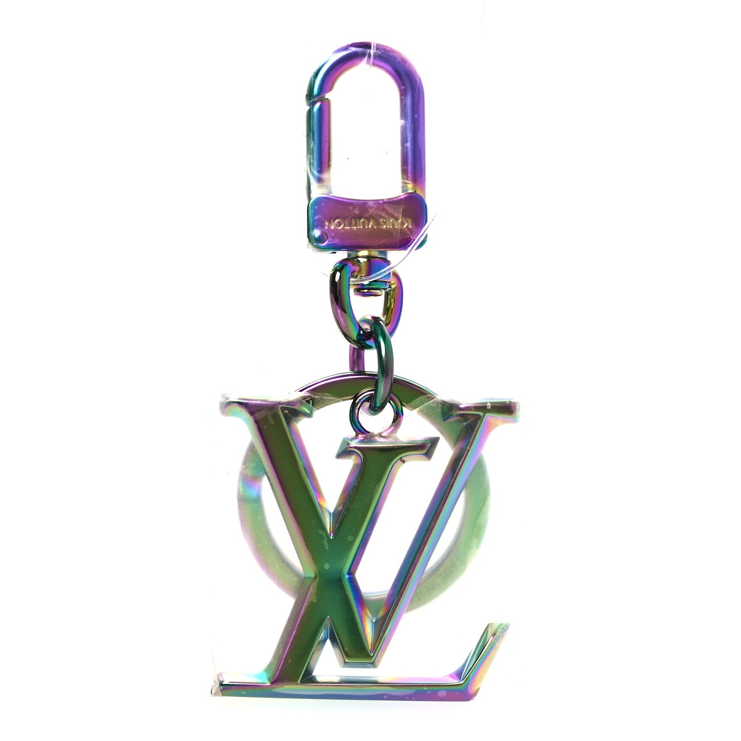 Louis Vuitton Metal LV Rainbow MCA Bag Charm Key Holder Multicolor