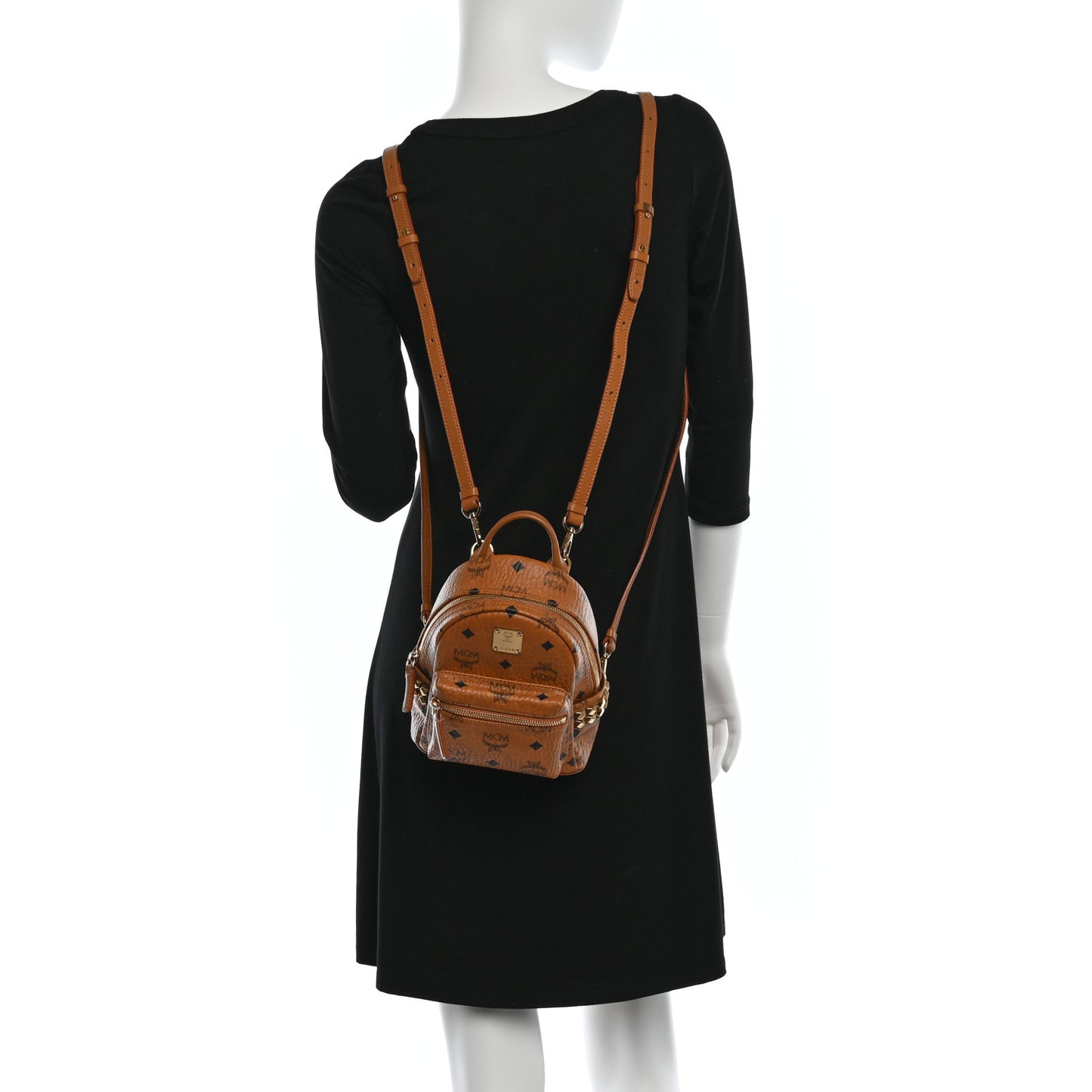 Visetos Side Stud X-Mini Stark Bebe Boo Backpack Cognac