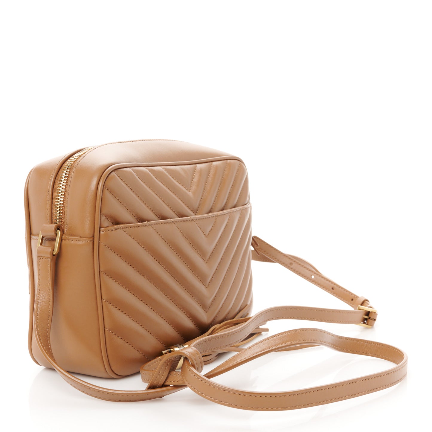 Calfskin Matelasse Monogram Lou Camera Bag Cinnamon