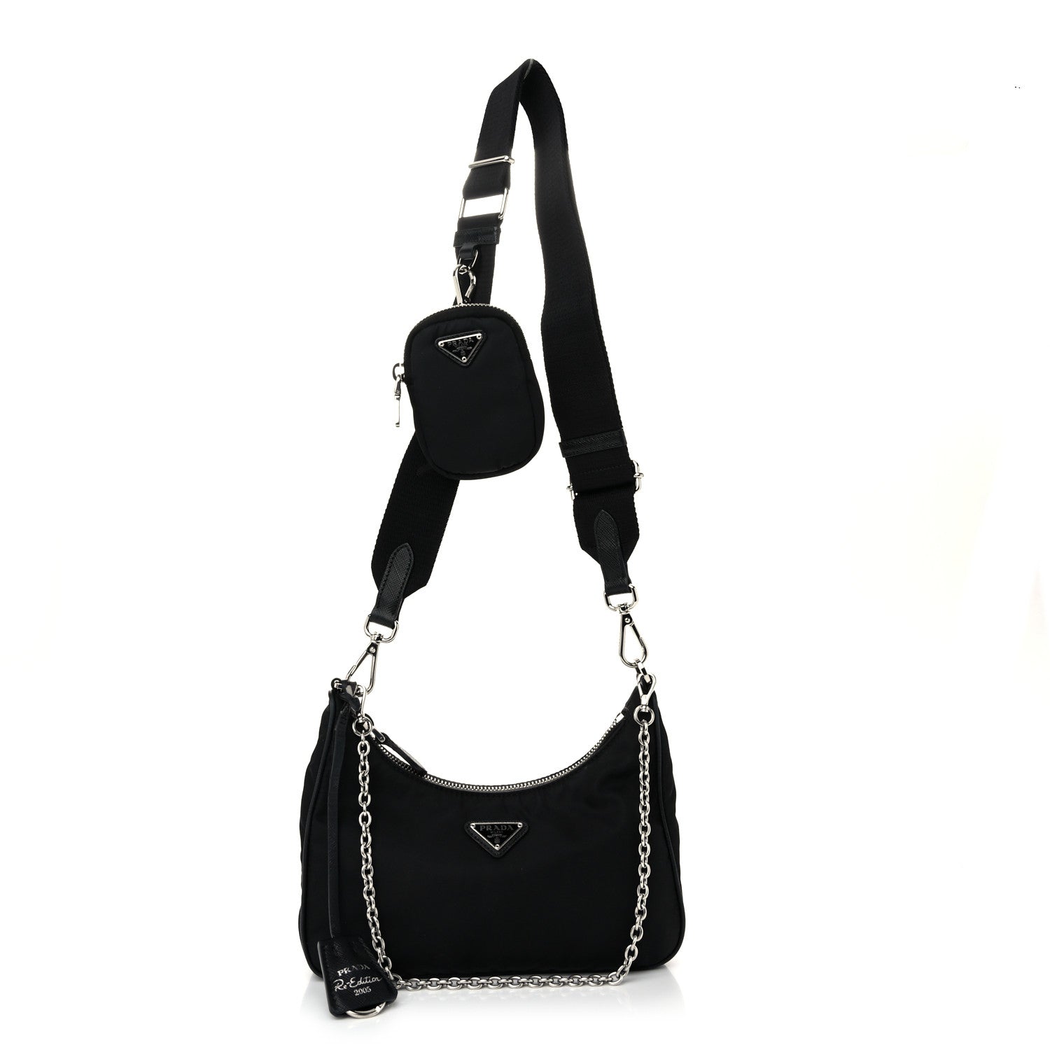 Prada Nylon Re-Edition 2005 Shoulder Bag Black 1 of 12