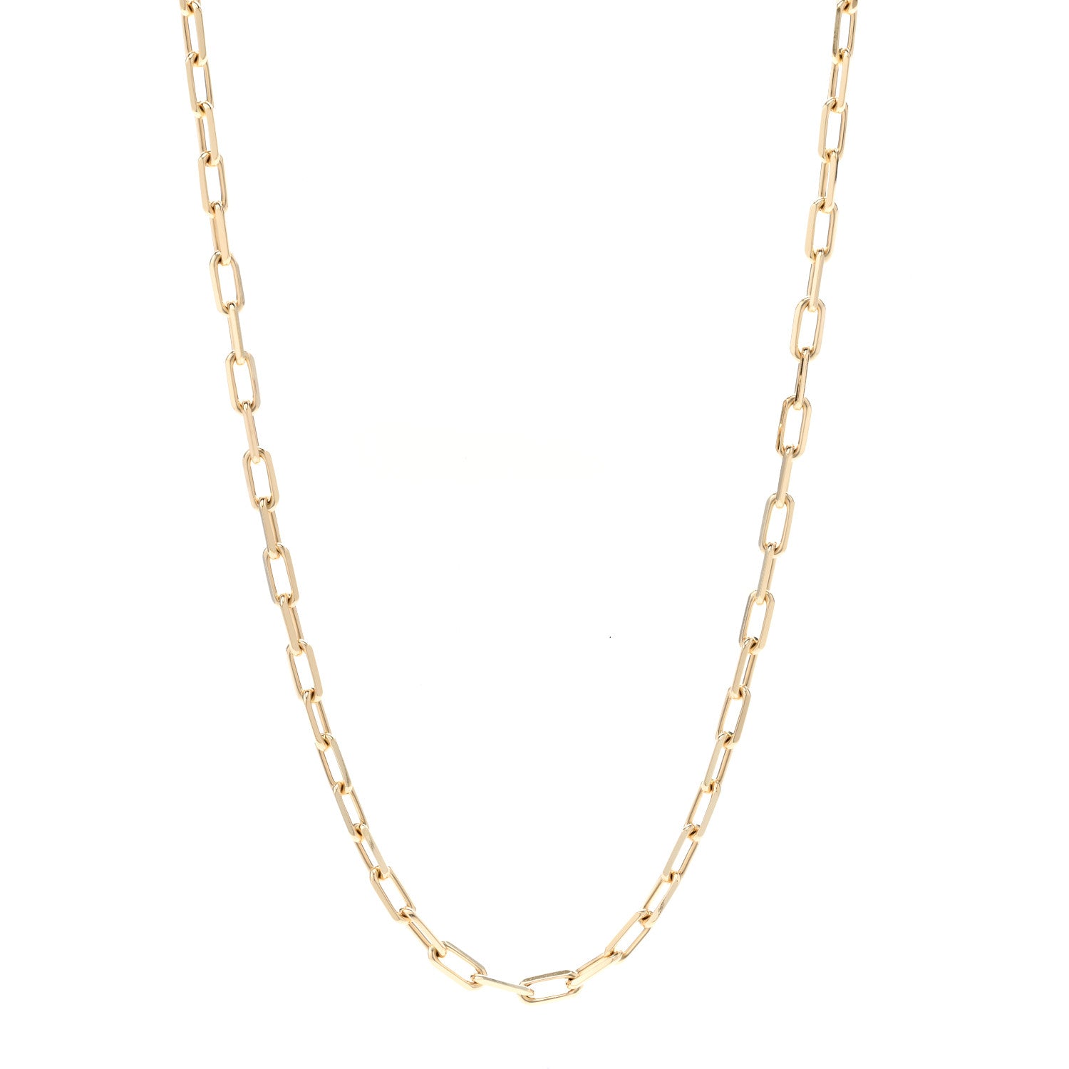 Cartier 18K Yellow Gold SM Santos De Cartier Link Necklace 1 of 4