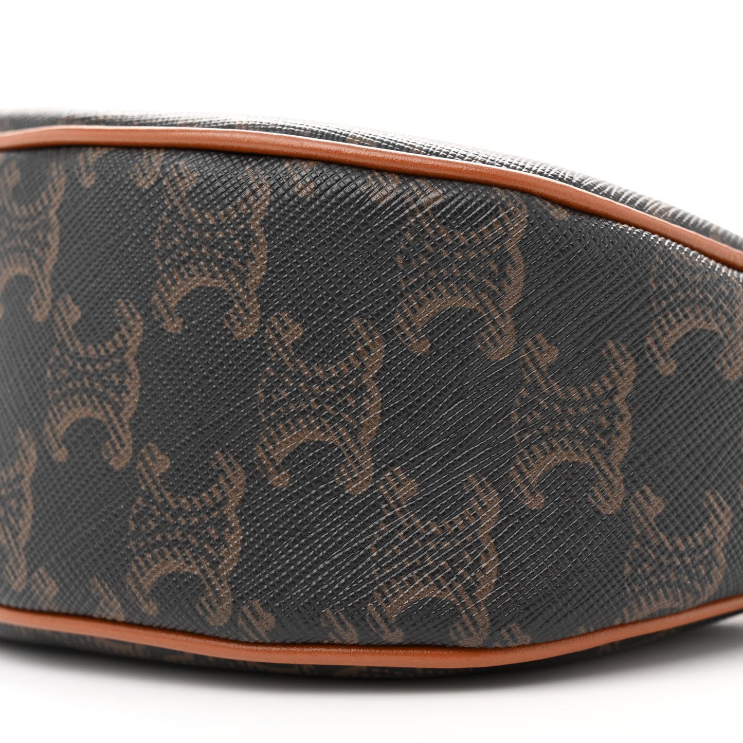Triomphe Canvas Calfskin Ava Shoulder Bag Tan